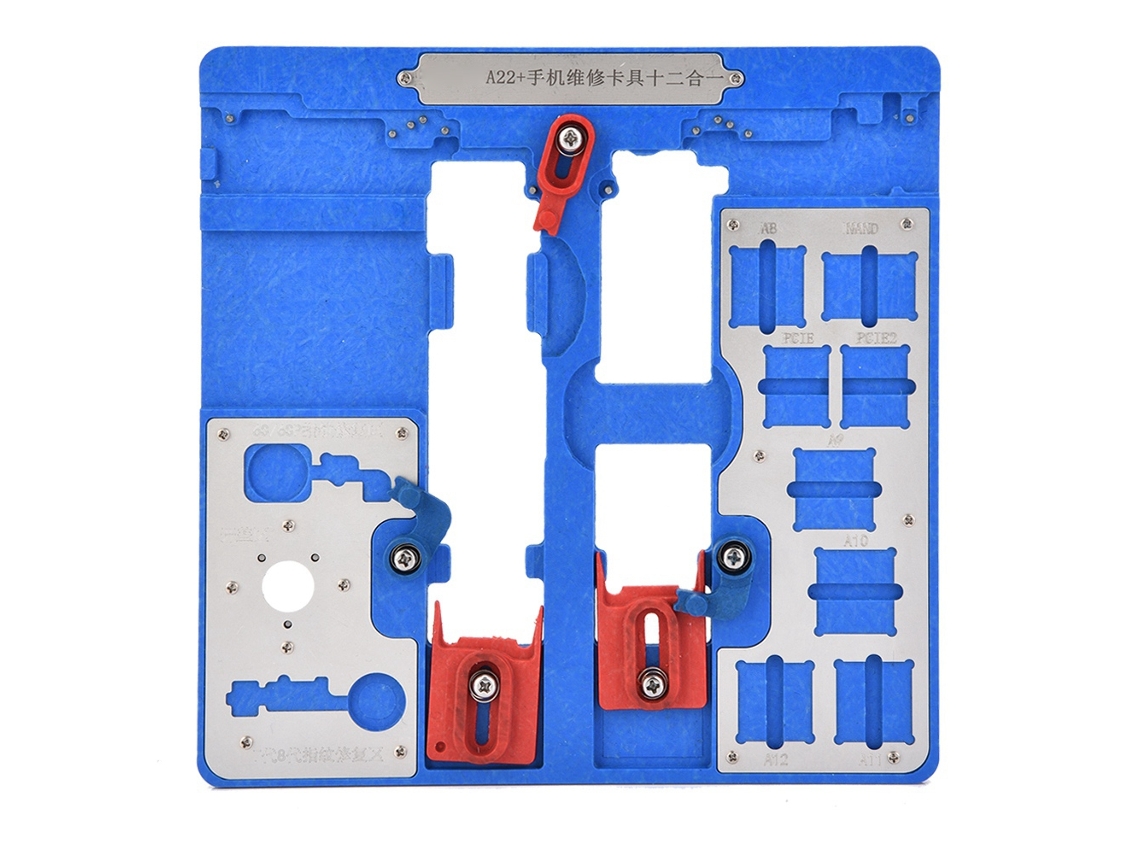 Herramienta De Reparación De Teléfonos 12 En 1, Soporte De Placa Pcb De Chip Ic Para Iphone 5c/xr/xs/xs/max