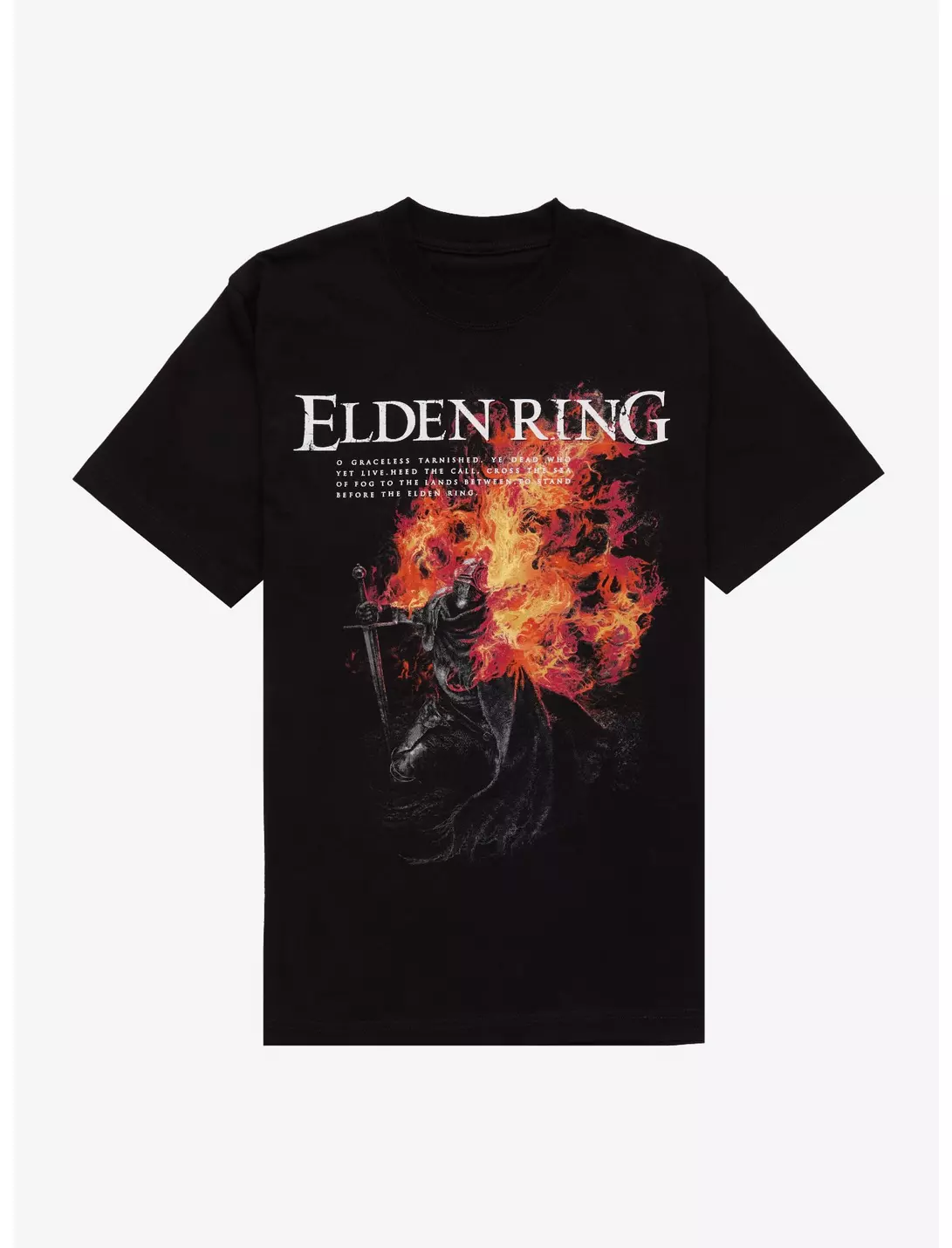 Rockinstone Elden Ring Flame Camiseta Unisex Best Sellers -xl