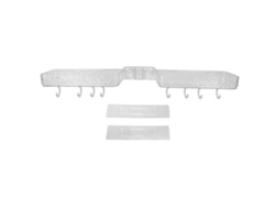 Estante de fregadero plegable resistente al agua para baño y cocina.