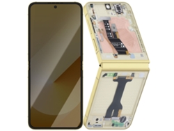 Pantalla AMOLED interna completa de Samsung para Galaxy Z Flip 6 (Paquete de servicio, color amarillo)