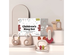 Juguetes musicales para bebés Digitallab, sonajero para recién nacidos, con función de agarre, para 3-6 meses (juego de 5 piezas)