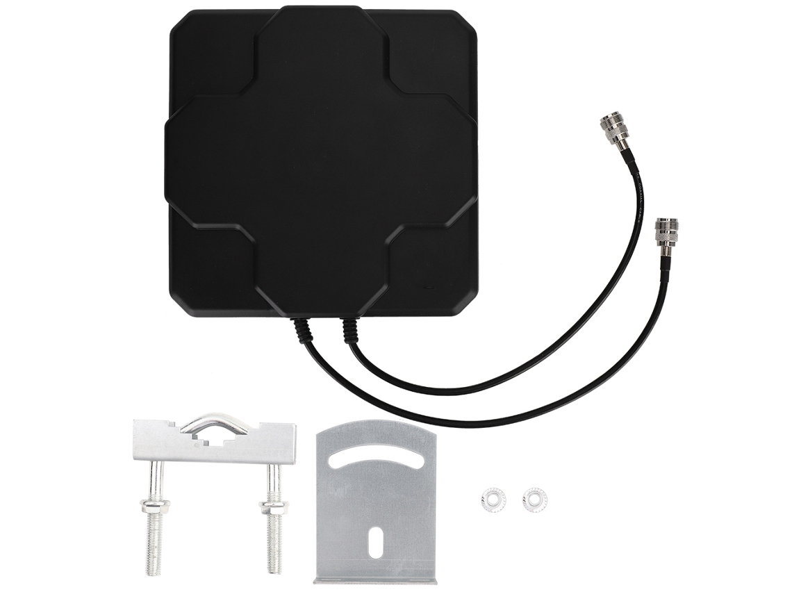 Antena Yagi para enrutador inalámbrico 2.4G, alta ganancia de 25 dBi