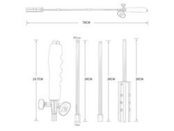 Lanzallamas Plegable Para Quemar Hierba, Antorcha Extendida Multifuncional Portátil