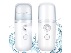 Linjou Humidificador Facial Portátil Nano De 2 Piezas Con Pulverizador Facial (blanco)