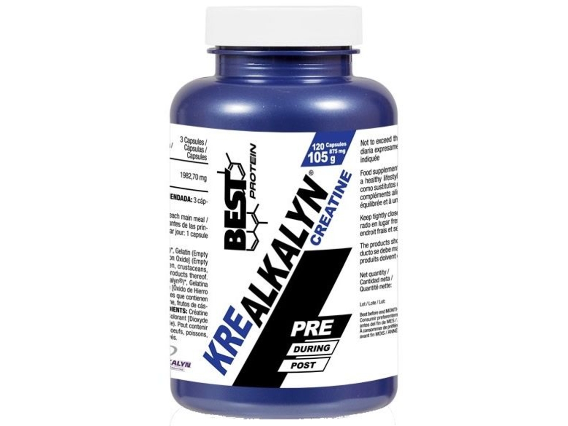 Complemento Alimentar BEST PROTEIN Best Kre Alkalyn (3 Cápsulas)