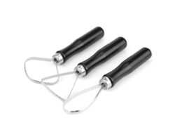 Kit de 3 herramientas de modelado para arcilla, cerámica, madera y acero.