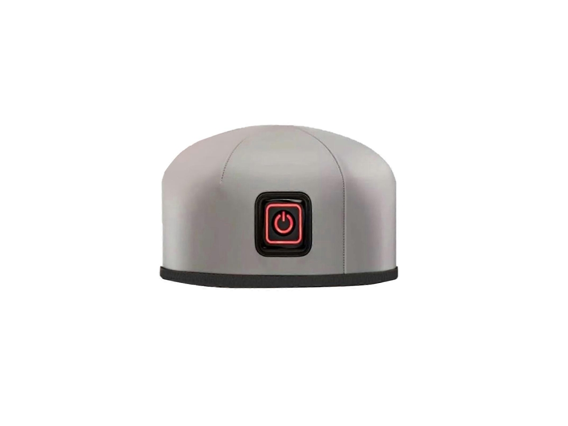 Gorro LED de tres velocidades para el crecimiento del cabello con terapia de luz roja. Alivia la ansiedad, el estrés y el dolor de cabeza.