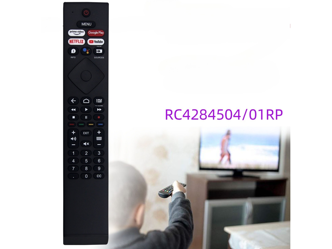 Mando a distancia para TV Philips RC4284504/01RP con control por voz XIAOMOYU