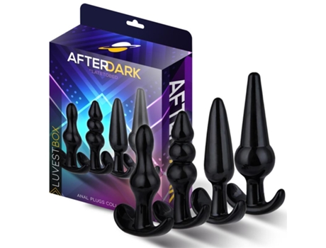 Set de 4 Plugues Anales Luvest Box 4 Base de Ancla AFTERDARK