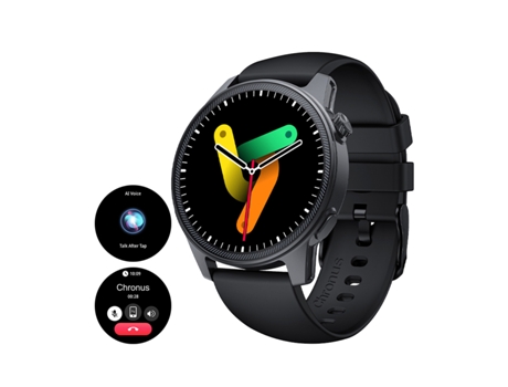 Reloj Inteligente BISBISOUS Jx943J-Negro Responder/Hacer Llamadas Hombres y Mujeres Ai Voice Fitness Negro