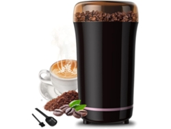 Molinillo Eléctrico De Café, Molinillo Eléctrico Para Café/especias Con Acero Inoxidable Y Cepillo Y Cuchara 2 En 1.