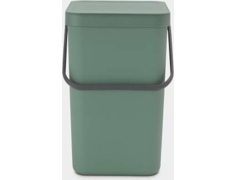 Cubos de Basura BRABANTIA Sort&Go (Verde - 25L - 34x26.5x40 cm - Inox)