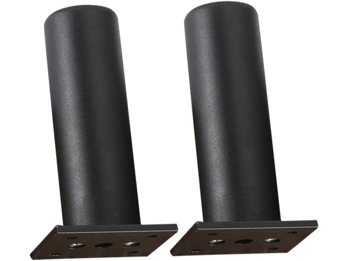 Juego De 4 Soportes De Aleación De Aluminio Para Sofás Y Muebles Con Placas De Fijación.