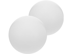 Cubierta Esférica De 2 Piezas En Color Blanco Lechoso Para Apliques De Techo Y Pared, Fácil De Reemplazar.