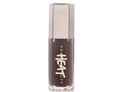 Gloss Bomb Heat - Iluminador de labios universal, voluminizador, 04 Hot Chocolit Heat, 9 ml/0,3 oz, Fenty Beauty de Rihanna (marrón intenso transparente)
