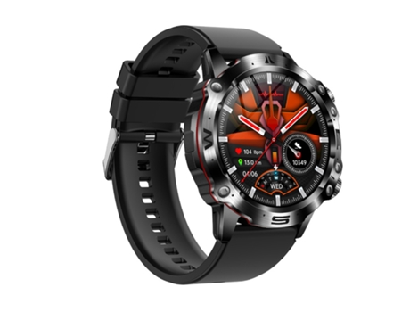 VEANXIN SmartWatch 1.43 '' Pantalla HD ET482 Rastreador de ejercicios a prueba de agua-Negro