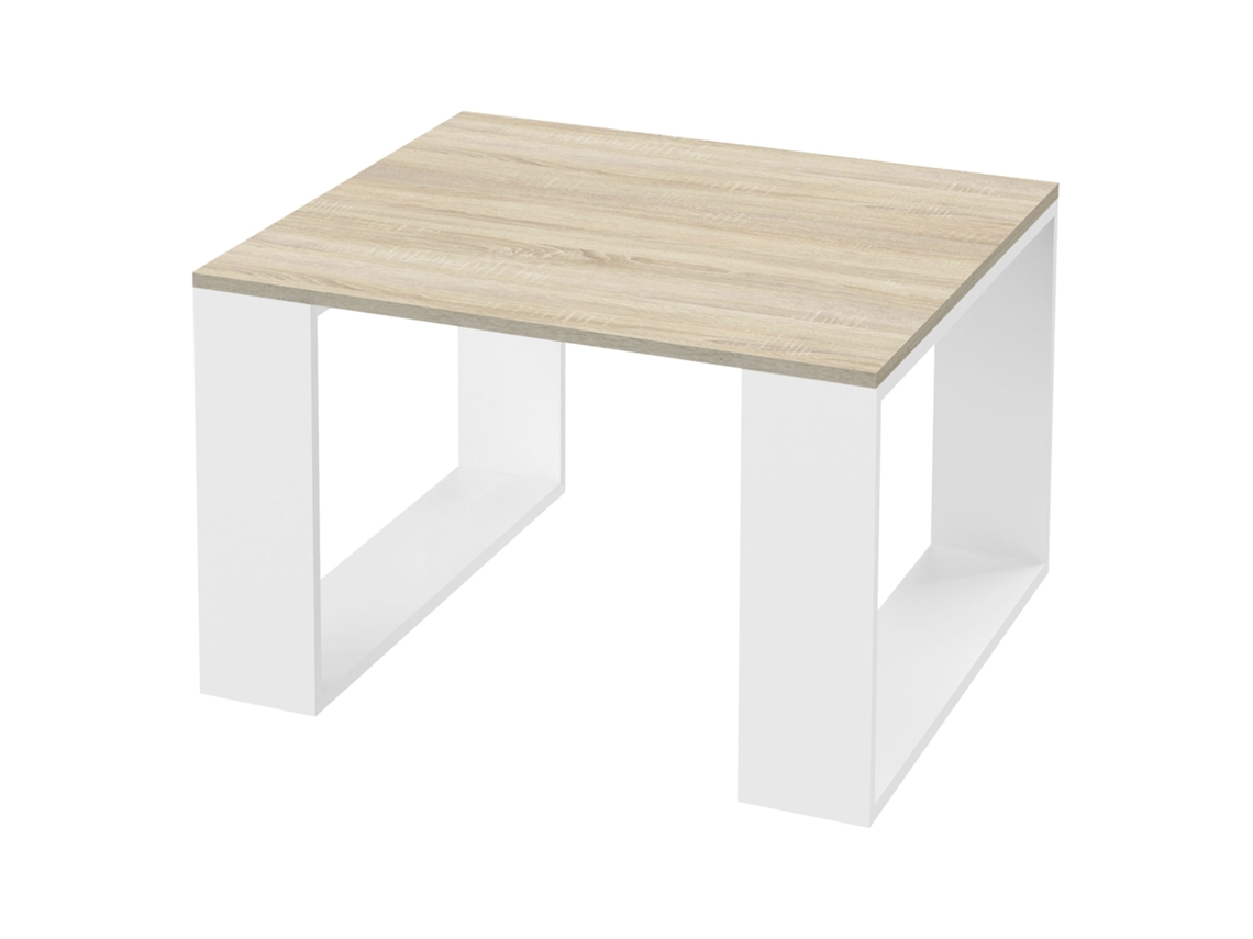 Mesa de Centro ML-DESIGN Marrón (65x65x40 cm)