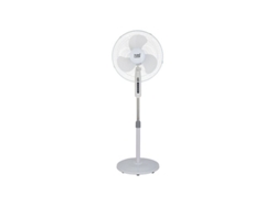 Ventilador De Pie Etesio Blanco 3 Velocides 40w Oscilante 3 Aspas blancas Regx43x40 Cm FABRILAMP
