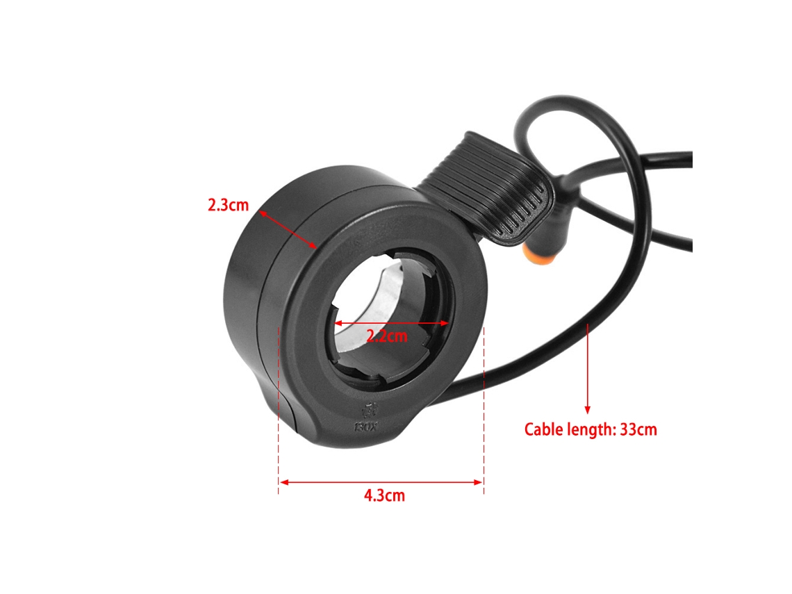 Acelerador De Pulgar Impermeable Para Bicicleta Eléctrica, Para Mano Izquierda Y Derecha. Accesorios Para Bicicletas Eléctricas.