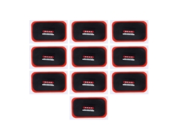 Kit Universal De Parches Para Neumáticos, 10 Piezas, Herramienta De Reparación Antirrobo Para Bicicletas, Motocicletas Y Automóviles, Parche De Goma Rectangular, 70x120 Mm