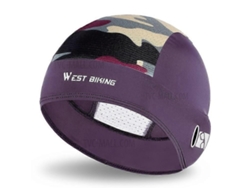 Gorra de ciclismo West Biking YP0201295 para verano, con protección UV, ideal para cascos de bicicleta de montaña, carretera y motocicleta. Forro de seda.