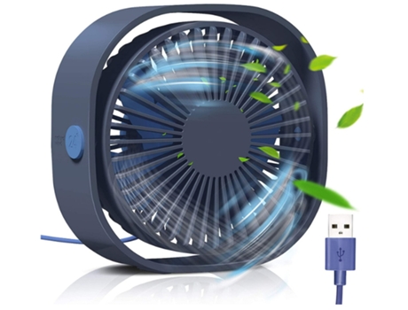 Ventilador de escritorio USB Mini ventilador USB portátil Ventilador USB ajustable de 3 velocidades Ventilador de escritorio USB BISBISOUS Ventilad...