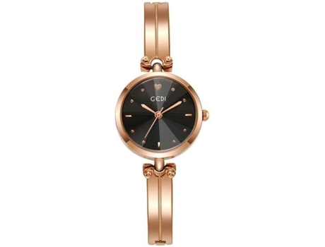 VEANXIN Relojes de pulsera Reloj elegante para mujer-Oro Rosa Blanco B