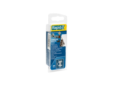 Remache Tubular Ø 9 X 13 Mm Plata 25 Uds RAPID