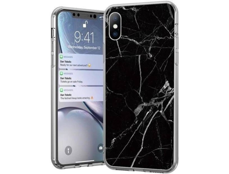 Carcasa Samsung Galaxy A21S LMOBILE Mármol Negro