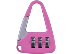 Candado De Combinación De 3 Dígitos Para Maleta, Color Fucsia (9df698427822e49d9b0c536ddc402263)