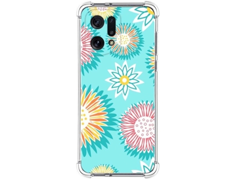 Carcasa para Oppo Find X5 5G TUMUNDOSMARTPHONE Dibujos Antigolpes Flores 05 Multicolor