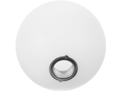Lámpara de mesa esférica duradera de acrílico blanco para sala y comedor, ideal para reemplazar Gokoco