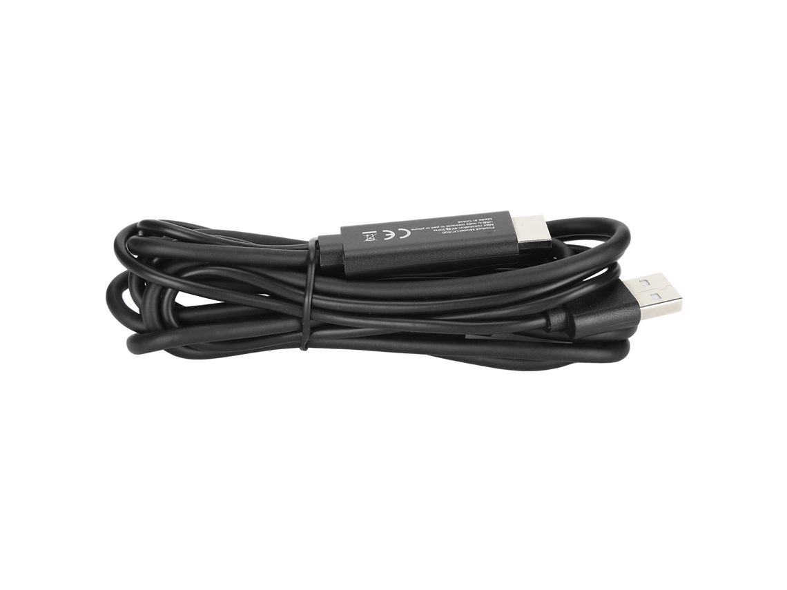 Convertidor de cable USB C a HDMI (4K HD, conexión para monitor/proyector/TV)
