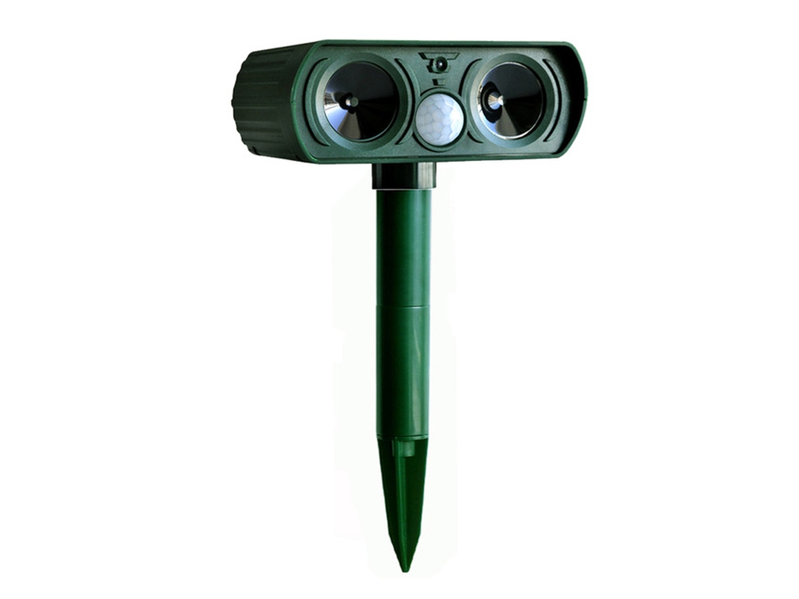 1Pc Exterminador de mosquitos Repelente ultrasónico Animal Hunter Cat Dog Repelente de zorros Repelente de plagas para jardín exterior
