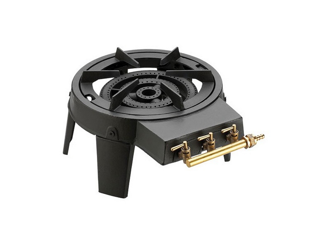 Placa de gas portátil KEMPER en hierro fundido con tres patas 8,6 Kw 104988