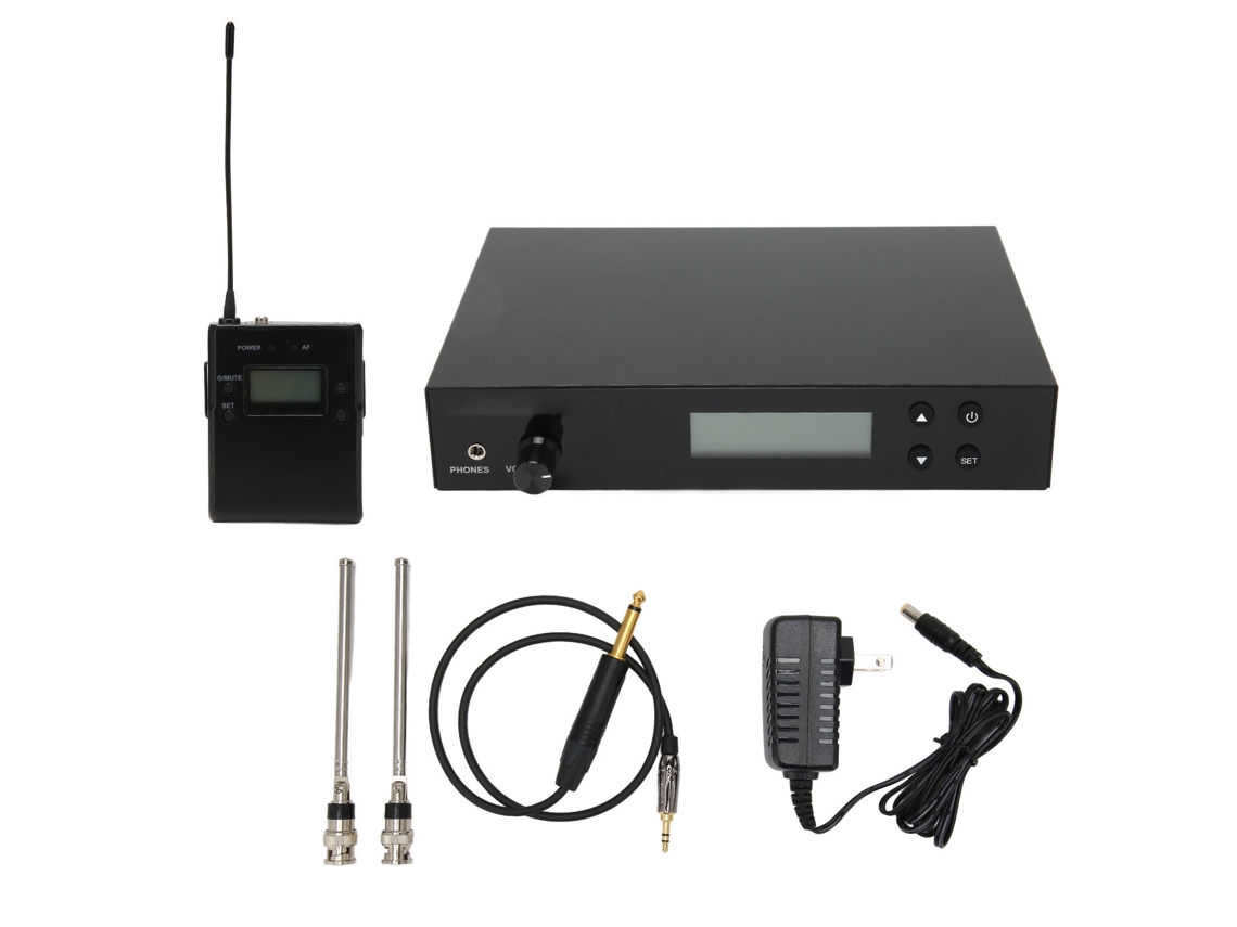 Sistema inalámbrico para guitarra, bajo, transmisor y receptor Plug and Play