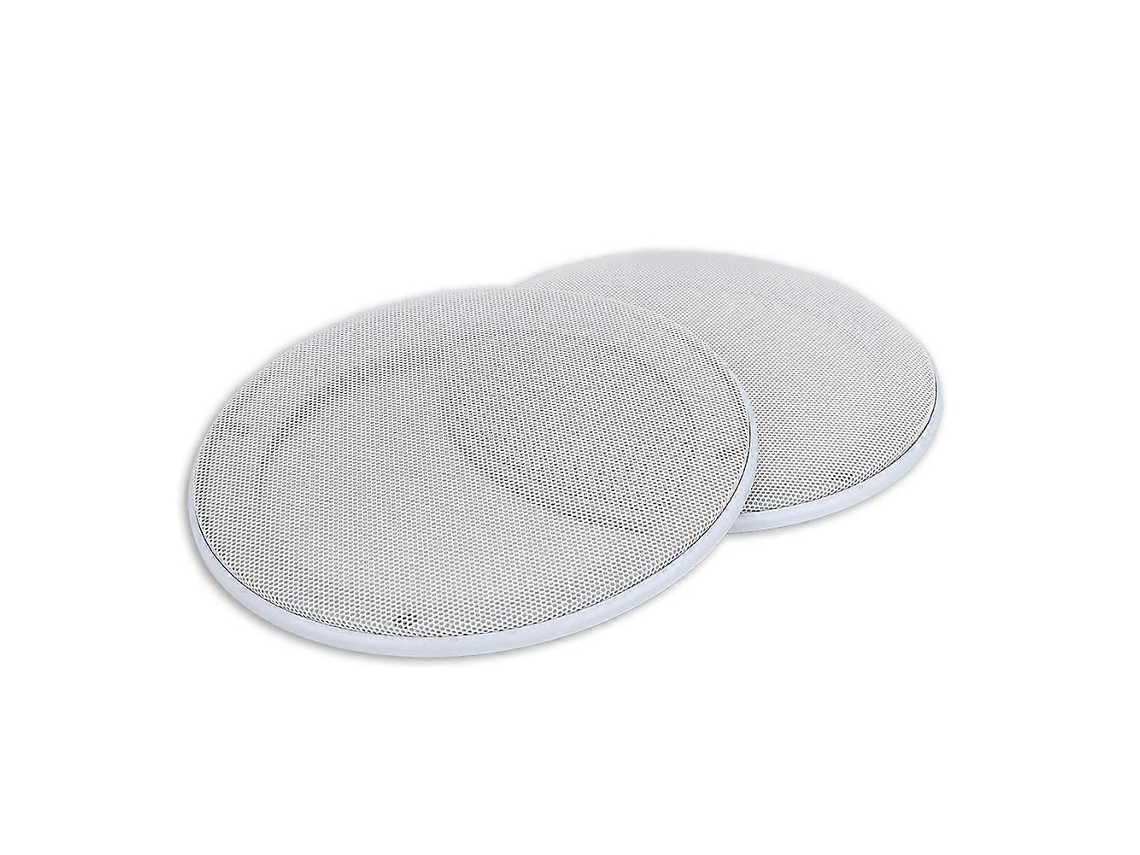 2 fundas protectoras para altavoces Yunzii de 6,5 pulgadas (blanco y negro)