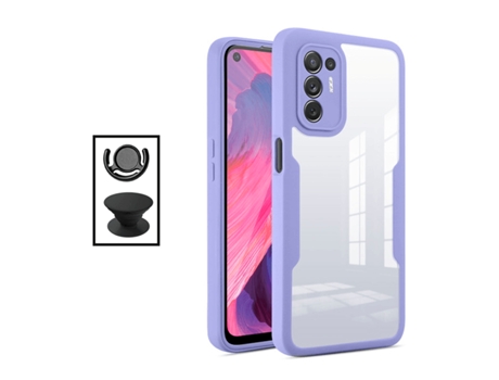 Funda Proteção Frente Verso para Oppo Oppo Reno5 Z GIFT4ME Negro