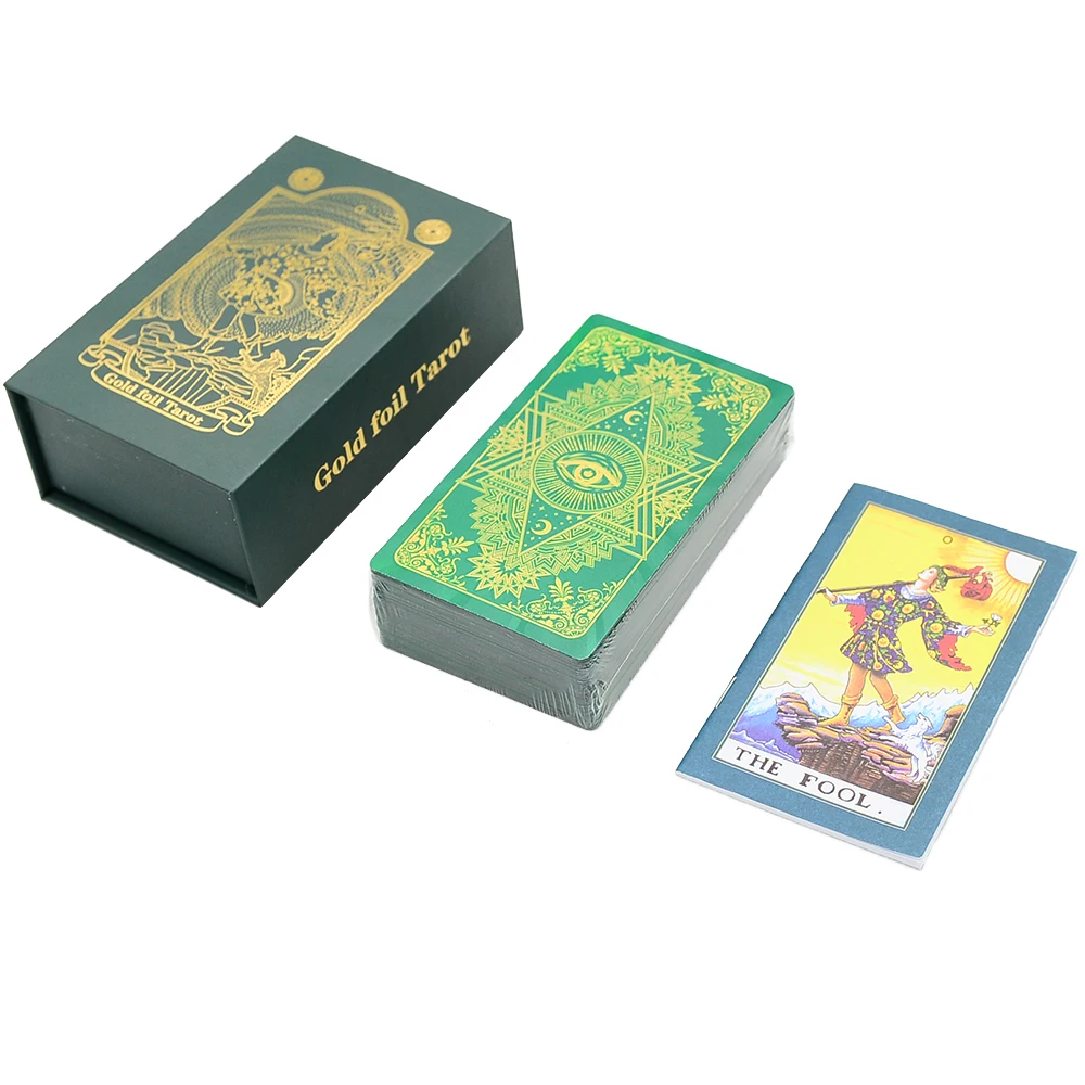 Baraja De Tarot En Caja, En Inglés, Resistente Al Agua, Juego De Adivinación Con Cartas, Juego Interactivo Y Emocional Para Niñas.