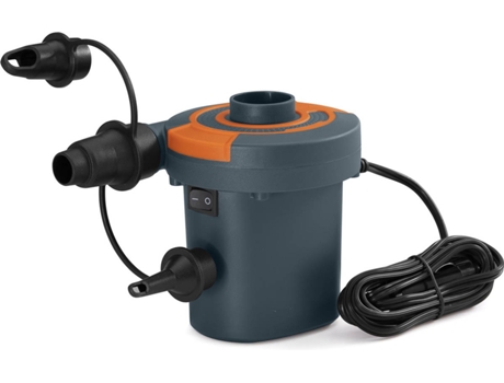 Inflador Eléctrico BESTWAY Conexión a Mechero 12 V 11,5x10,5x12,5 cm con Adaptadores