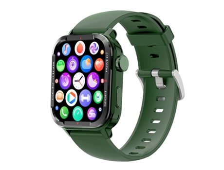 Smartwatch Fitness Tracker 1 85'' Deportes al aire libre para Android y Iphone Verde VEANXIN