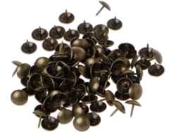 100 Uñas Decorativas De Bronce Antiguo Para Muebles, Tachuelas Gruesas Para Tapicería, Tapicería, Sofá, Tachuelas De
