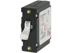 Interruptor BLUE SEA Ac/Dc Single Pole Magnetic World Circuit Breaker 10A Negro