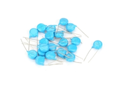 Kit Com 20 Capacitores Cerâmicos De Alto Voltaje 20kv 1nf 102 1000pf