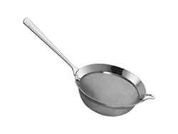 PIAZZA Colino Utensilio de Cocina de Acero Inoxidable con Mango de 9 Cm
