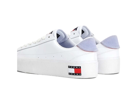 Zapatos TOMMY JEANS Vulcanizado Piel Blanco (Blanco)