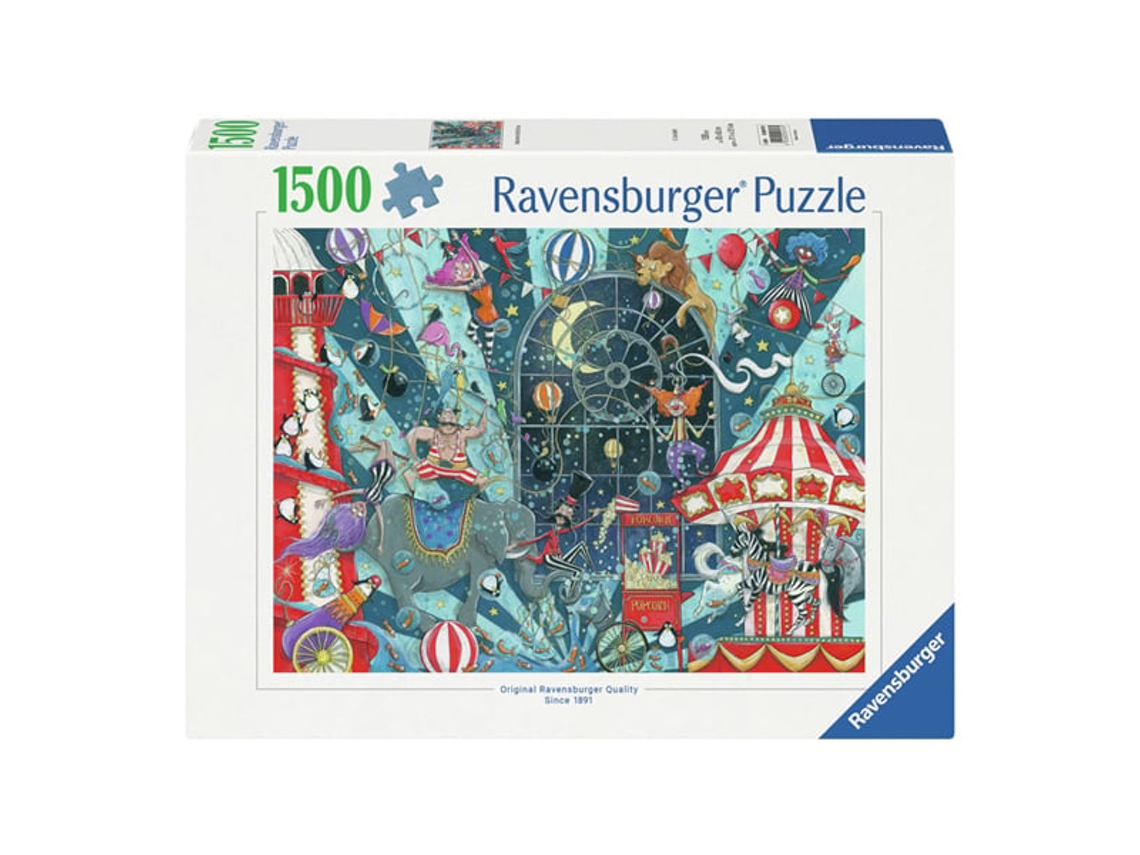 Rompecabezas Ravensburger Circus de 1000 piezas para adultos y niños