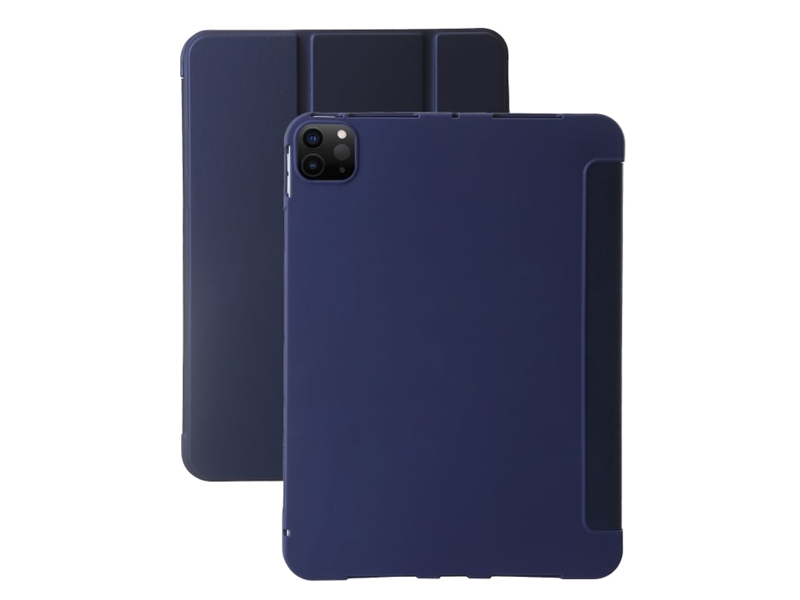 Capa Para Ipad Air 4/5 2020/2022 10.9 Polegadas Com 3 Dobras,azul Escuro