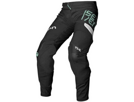 Pantalones para Hombre SEVEN Rival Rampart Negro para Motociclismo (30)
