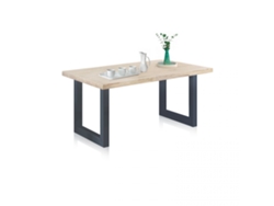Mesa de exterior Masi Roble salvaje - Antracita 160 x 76 x 90 cm